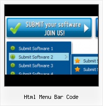 Horizontal Menu Bar In Html Examples
