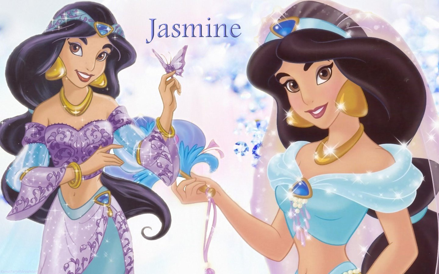 Princess Jasmine And Aladdin