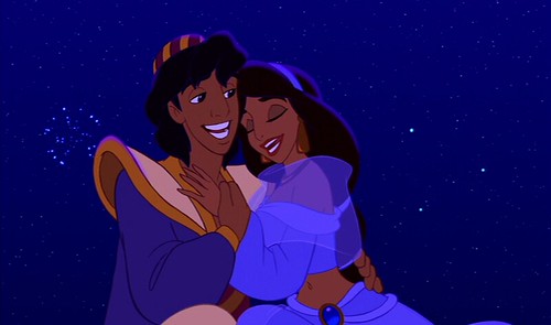 Princess Jasmine And Aladdin Cake Topper