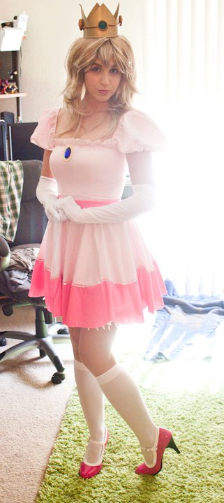 Princess Peach Cosplay Dress
