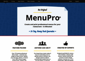 Restaurant Menu Templates For Website