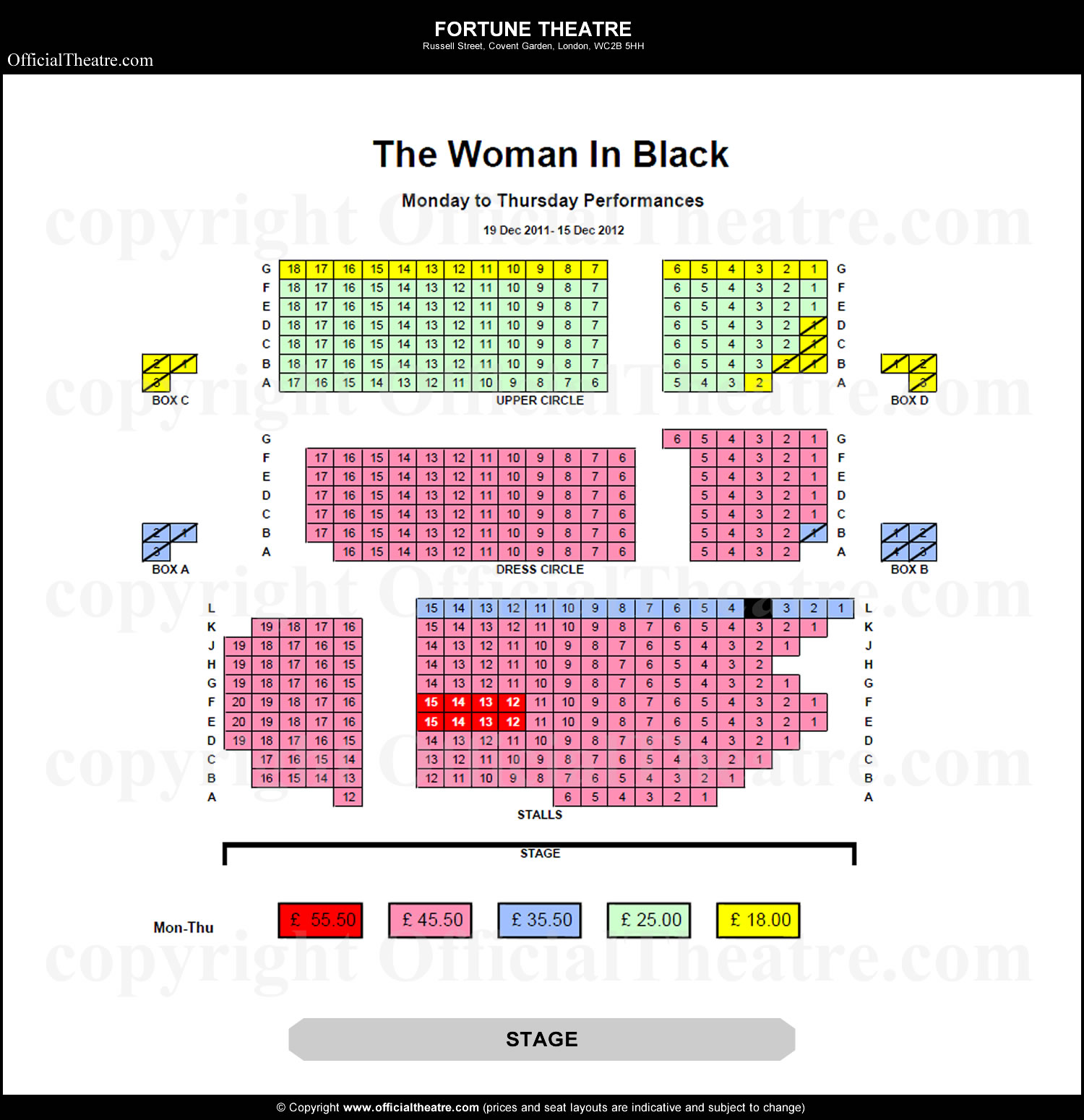 Woman In Black Fortune Theatre London