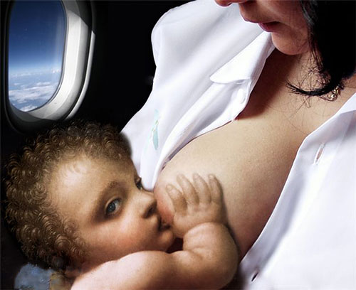 Women Breast Feeding In Public